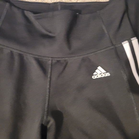 Adidas Three Stripes Classic Black Leggings - Picture 3 of 7